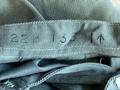 11) Unusual Late WW2 Early Post War RAF Full Button Front Collarless Shirt