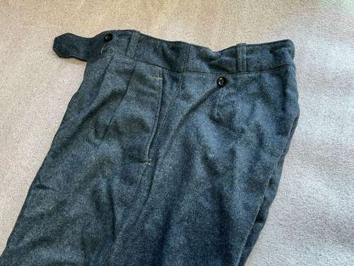 37) Excellent Original Early Post War RAF Issue War Service Battledress Trousers 1950
