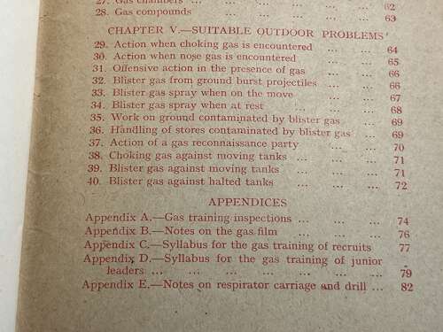 10) Good Original WW2 British Military Issue Gas Training Pamphlet 1942