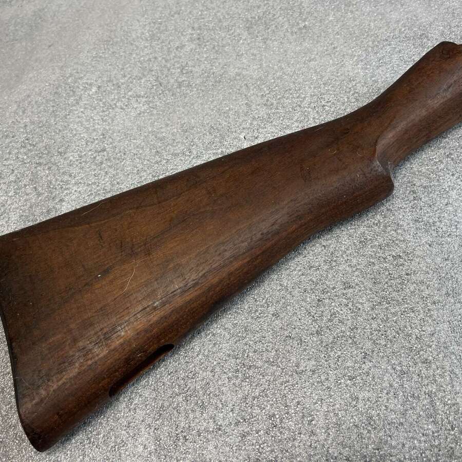 93) Un-Used Original WW2 Era British Army No4 Service Rifle Wooden Stock