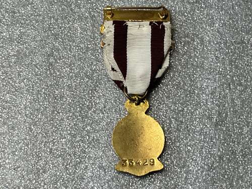 18) A Set Of 3 WW2 Era Red Cross Medals 1942, 1943, 1947 & 3 Years Service Medal.