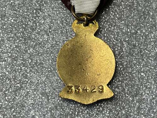 18) A Set Of 3 WW2 Era Red Cross Medals 1942, 1943, 1947 & 3 Years Service Medal.