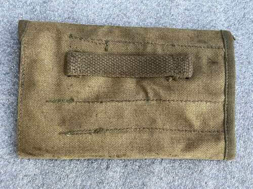 96) Excellent Original WW2 US Army Empty Weapons Tool Roll M-12