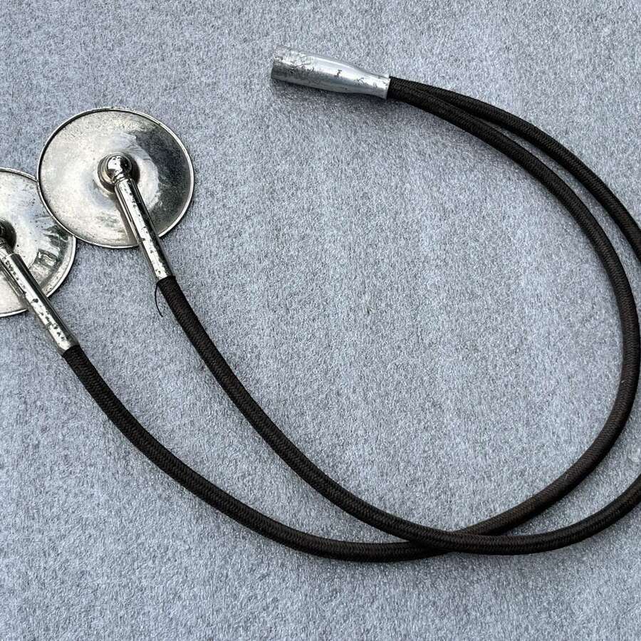 112) Excellent Original Vintage RAF D.H.Type Earphones Gosport Tubes 1920s-1930s