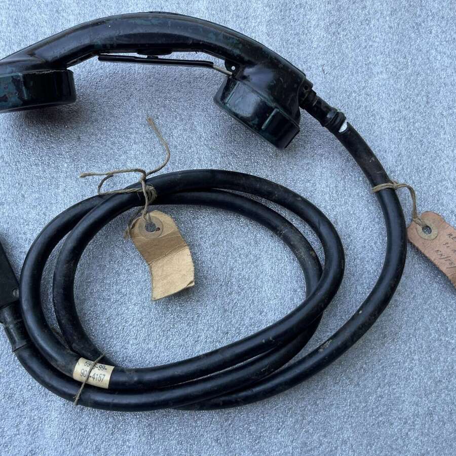10) Vintage 1950s-60s British Army Larkspur Radio Handset For A40 & A41 No1