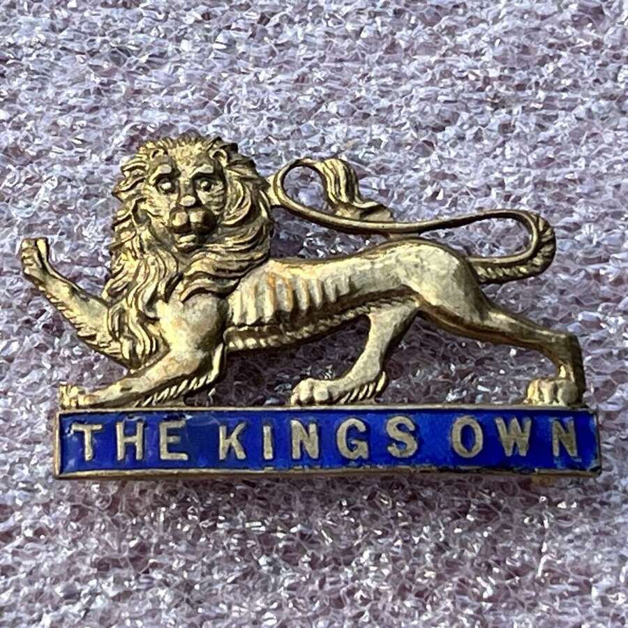 101) Nice Original WW1 WW2 Sweetheart Brooch The Kings Own Royal Regiment. Lancaster