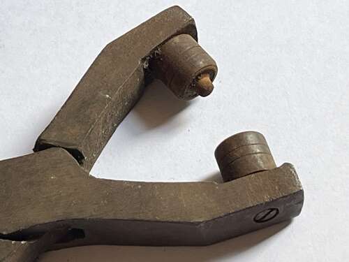 109) Very Nice Original WW1 Vickers Machine Gun Belt Repair Tool Dated 1917