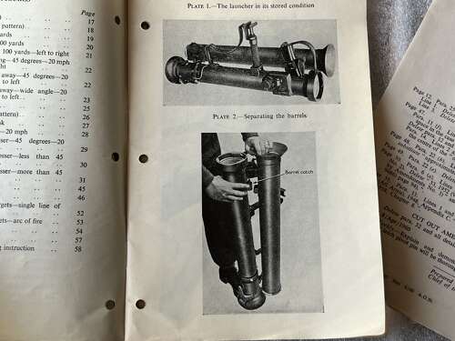 116) Infantry Training Vol 1 Platoon Weapons No 9 Part II 3.5 Inch Rocket Launcher 1953