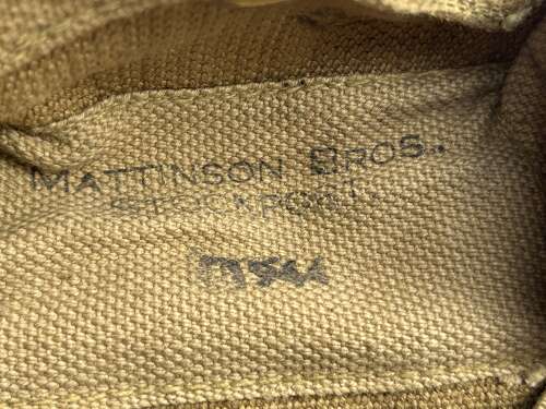 11) Mint Unissued Original WW2 British Army MT Drivers Bren Mag Pouch Mattinson Bros 1944