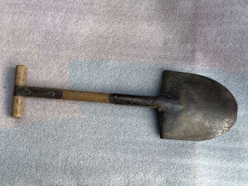 25) Excellent Original WW2 US Army Issue T-Handle Shovel