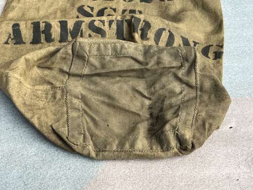 27) Early WW2 British Army Kitbag 3131629 SGT Armstrong.W. 1939