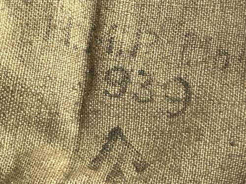 27) Early WW2 British Army Kitbag 3131629 SGT Armstrong.W. 1939