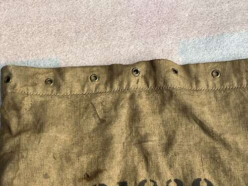 27) Early WW2 British Army Kitbag 3131629 SGT Armstrong.W. 1939