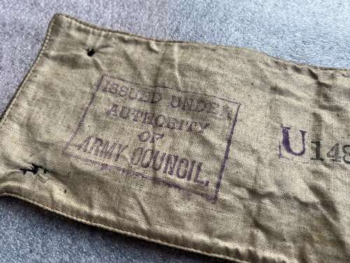 58) Good Original Used WW1 British Army Lord Derby Scheme Armband