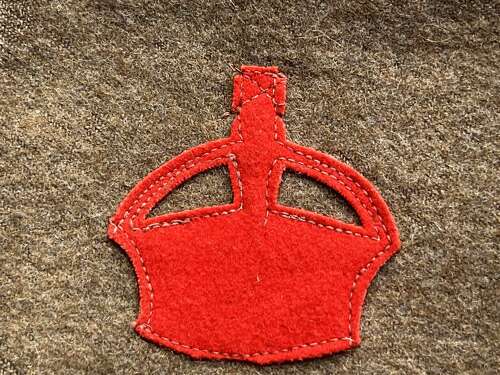 58) Good Original Used WW1 British Army Lord Derby Scheme Armband