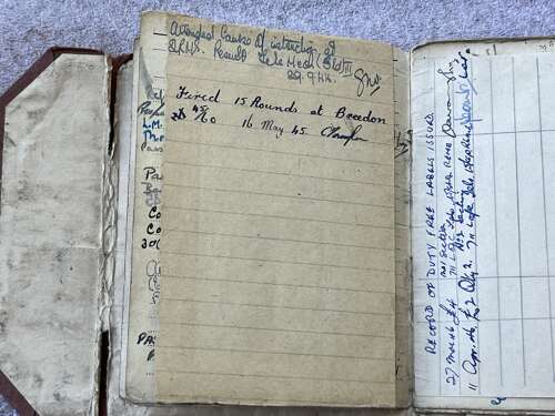 70) Original Unresearched WW2 Soldiers Service & Pay Book 10592175 F.H.Parker REME