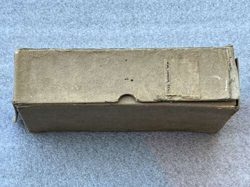 75) Good Used Original WW2 RAF AM Marked MKVIII Flying Goggles & Issue Box