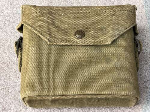 140) Lovely Original WW2 British Army 6x30 Binoculars 1943 & P37 Webbing Case