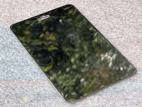171) Good Near Perfect Original Ww1 WW2 British Officers Shaving Mirror.