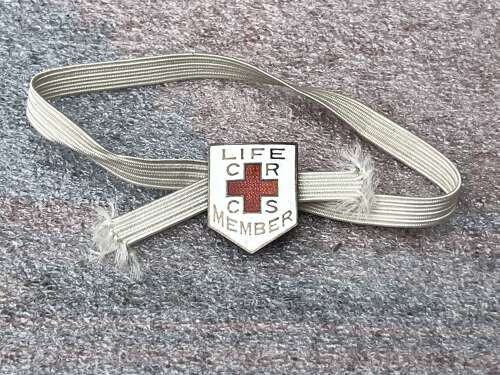 174) Original 1930s-WW2 Canadian Red Cross Members Armband